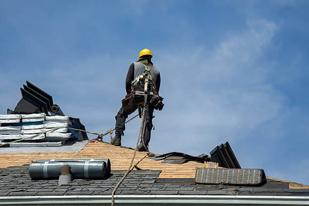 Professional Roofing technician working in Center Strafford, NH